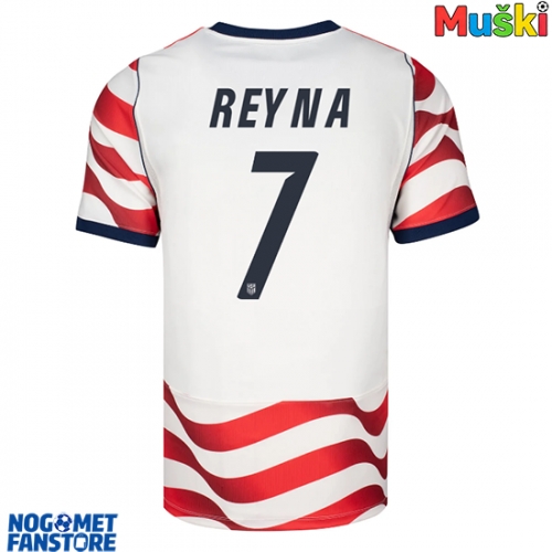 Sjedinjene Države Giovanni Reyna #7 Domaci Dres SP 2026 Kratak Rukav